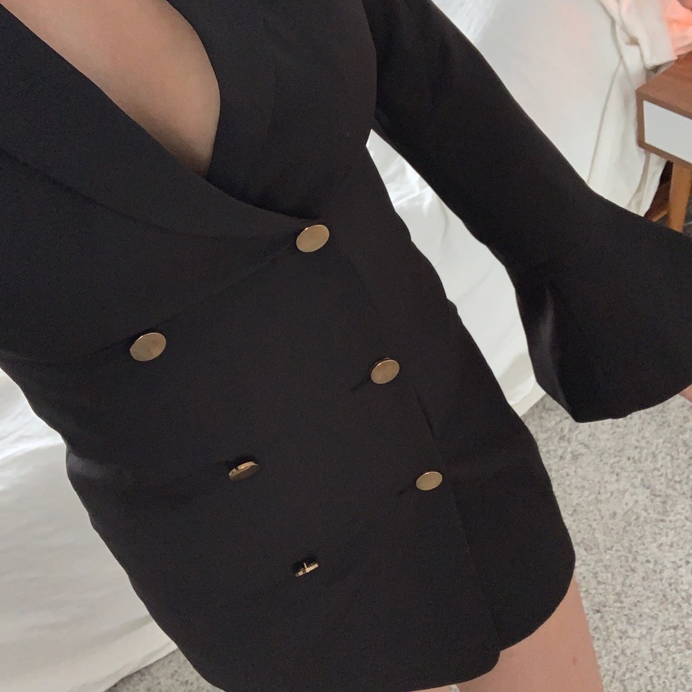Black blazer dress
